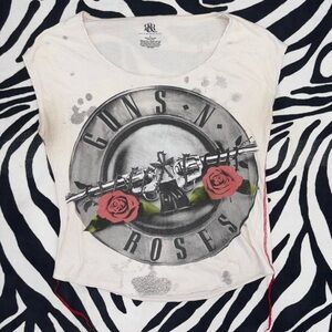 Rock & Republic Black and White Patterned Top